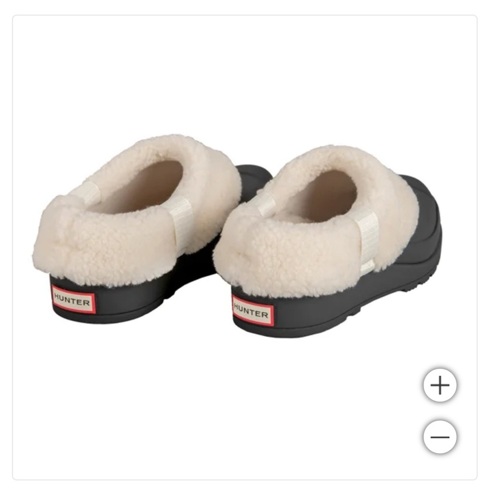 NWT Hunter Ladies Play Insulated Clog - Black - Picture 2 of 6